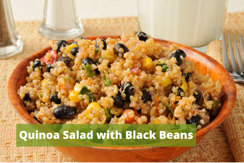 Easy Vegetarian Recipe Dinner: Quinoa Salad with Black Beans