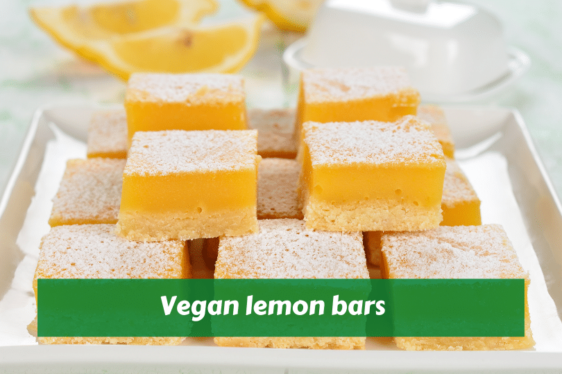 Vegan lemon bars