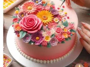 Flower Birthday Cake